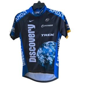 Nike Black and Blue Men's Jersey